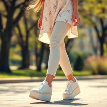 Модерни кецове с платформа - трендът, който не излиза от мода Модерни кецове с платформа - трендът, който не излиза от мода