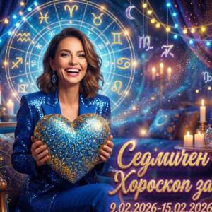 Седмичен Хороскоп за 9.02.2026-15.02.2026 за всяка зодия Седмичен Хороскоп за 9.02.2026-15.02.2026 за всяка зодия