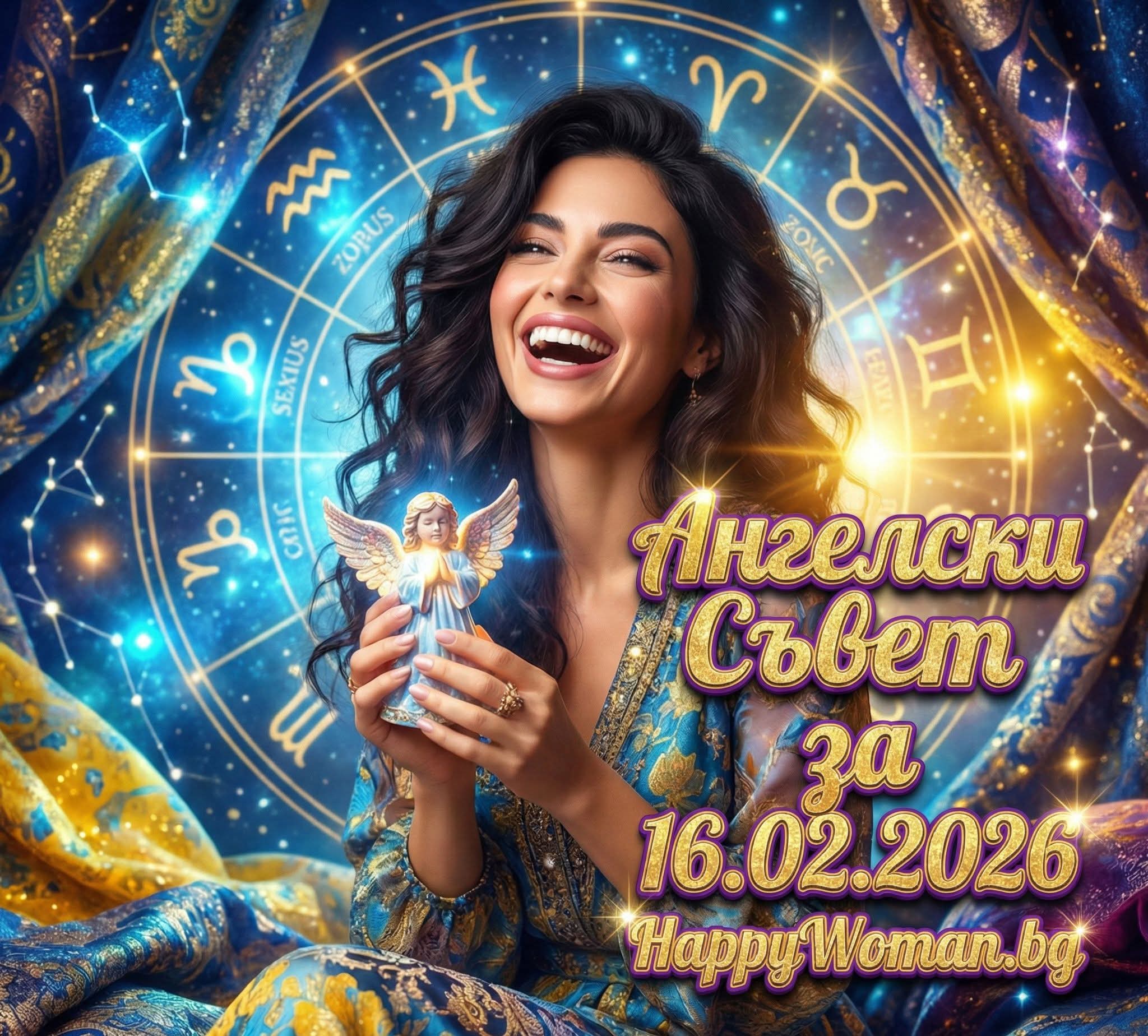 Ангелски Съвет за 16.02.2026 за всяка зодия Ангелски Съвет за 16.02.2026 за всяка зодия