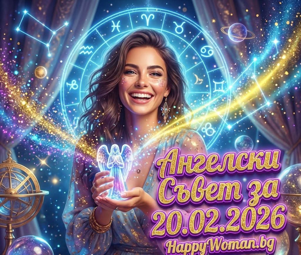 Ангелски Съвет за 20.02.2026 за всяка зодия Ангелски Съвет за 20.02.2026 за всяка зодия