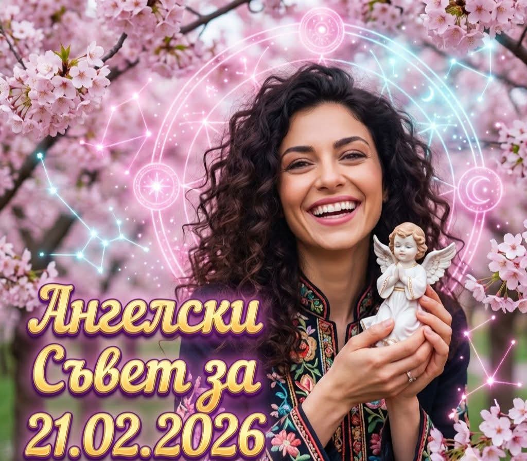 Ангелски Съвет за 21.02.2026 за всяка зодия Ангелски Съвет за 21.02.2026 за всяка зодия