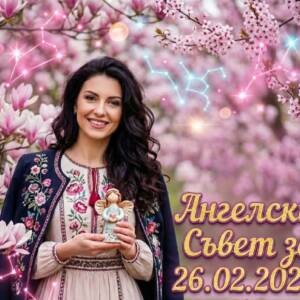 Ангелски Съвет за 26.02.2026 за всяка зодия Ангелски Съвет за 26.02.2026 за всяка зодия