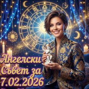 Ангелски Съвет за 7.02.2026 за всяка зодия Ангелски Съвет за 7.02.2026 за всяка зодия