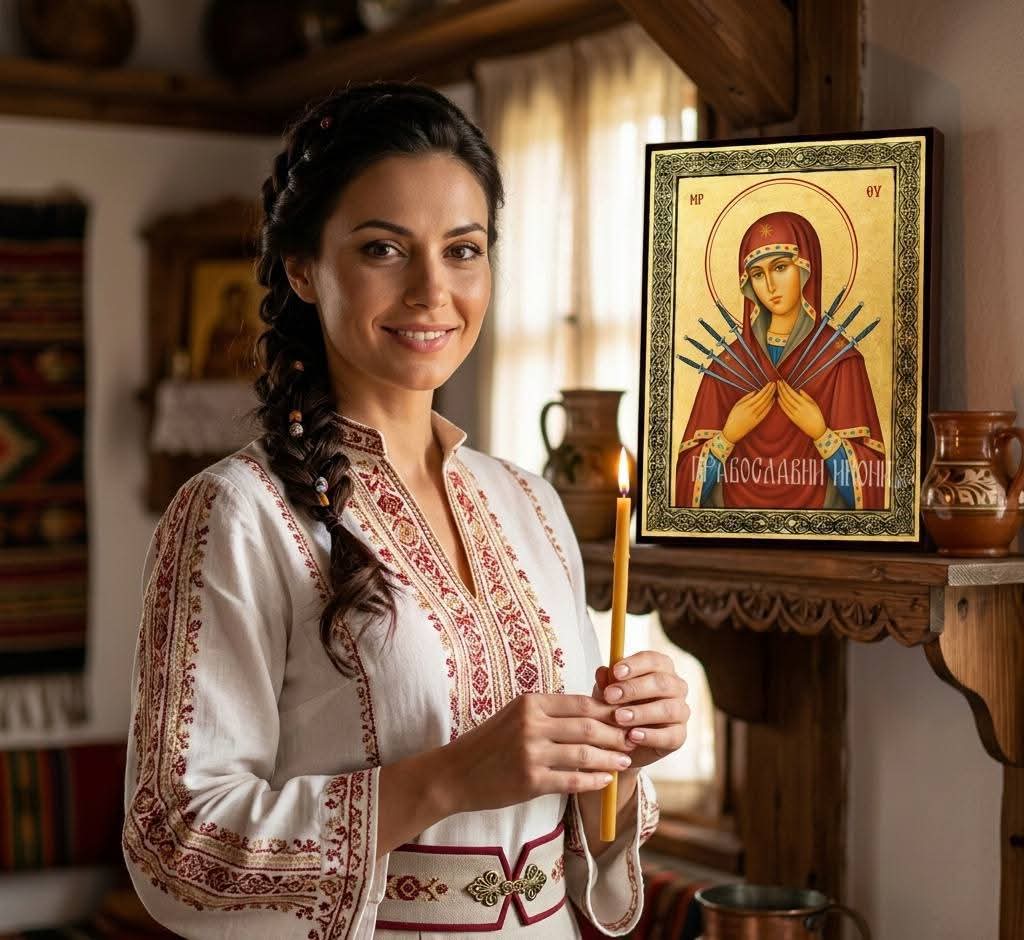 Чудотворната икона на Света Богородица Седмострелна - за какво помага? Чудотворната икона на Света Богородица Седмострелна - за какво помага? / снимка с авторски права на списание HappyWoman.bg