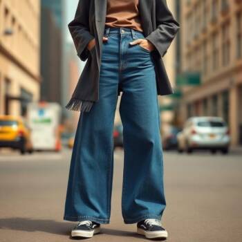 Широки, тесни или прави: Кои са модерните дънки през 2026 Широки, тесни или прави: Кои са модерните дънки през 2026