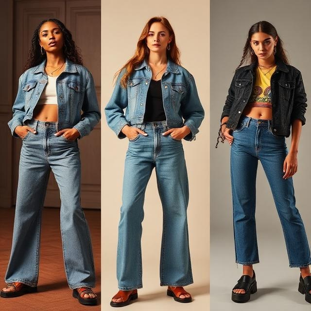 Широки, тесни или прави: Кои са модерните дънки през 2026