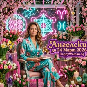 Ангелски Съвет за 24 Март 2026 за всяка зодия Ангелски Съвет за 24 Март 2026 за всяка зодия