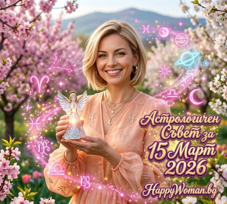 Астрологичен Съвет за 15 Март 2026 за всяка зодия Астрологичен Съвет за 15 Март 2026 за всяка зодия