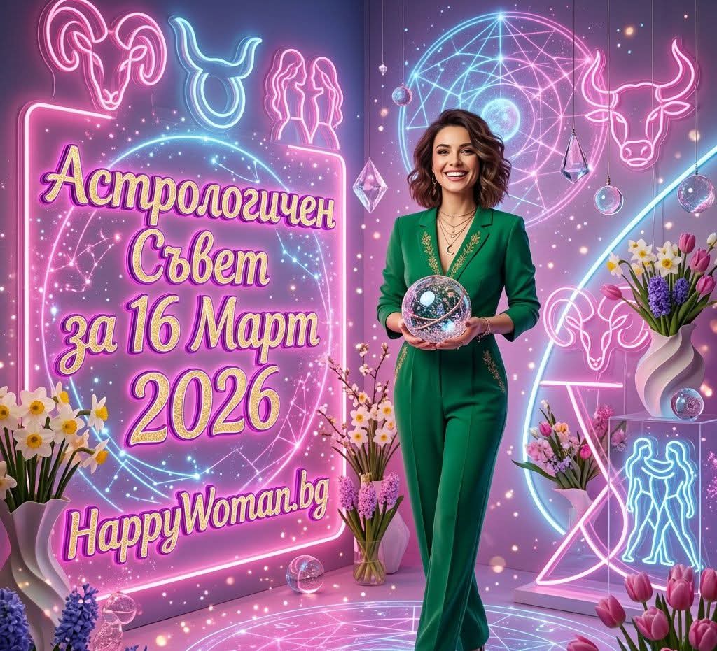 Астрологичен Съвет за 16 Март 2026 за всяка зодия Астрологичен Съвет за 16 Март 2026 за всяка зодия