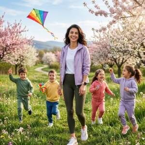 Детски игри навън през всеки сезон: малки стъпки към по-здрави и щастливи деца Детски игри навън през пролетта/ снимка с авторски права на списание HappyWoman.bg