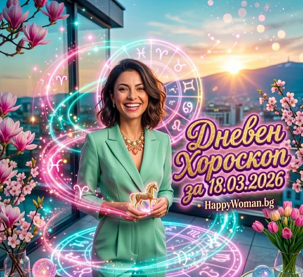 Дневен Хороскоп за 18 Март 2026 - сряда Дневен Хороскоп за 18 Март 2026 – сряда