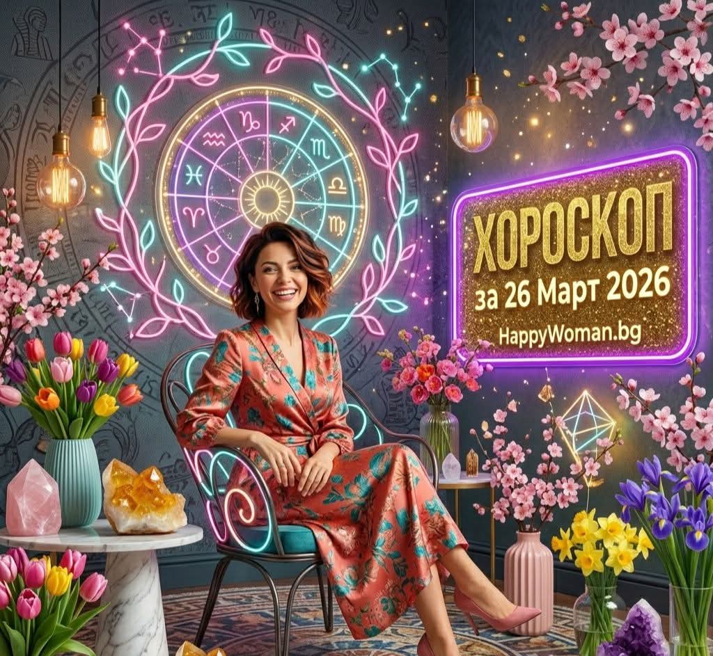 Дневен хороскоп за 26 Март 2026 - четвъртък Дневен хороскоп за 26 Март 2026 – четвъртък