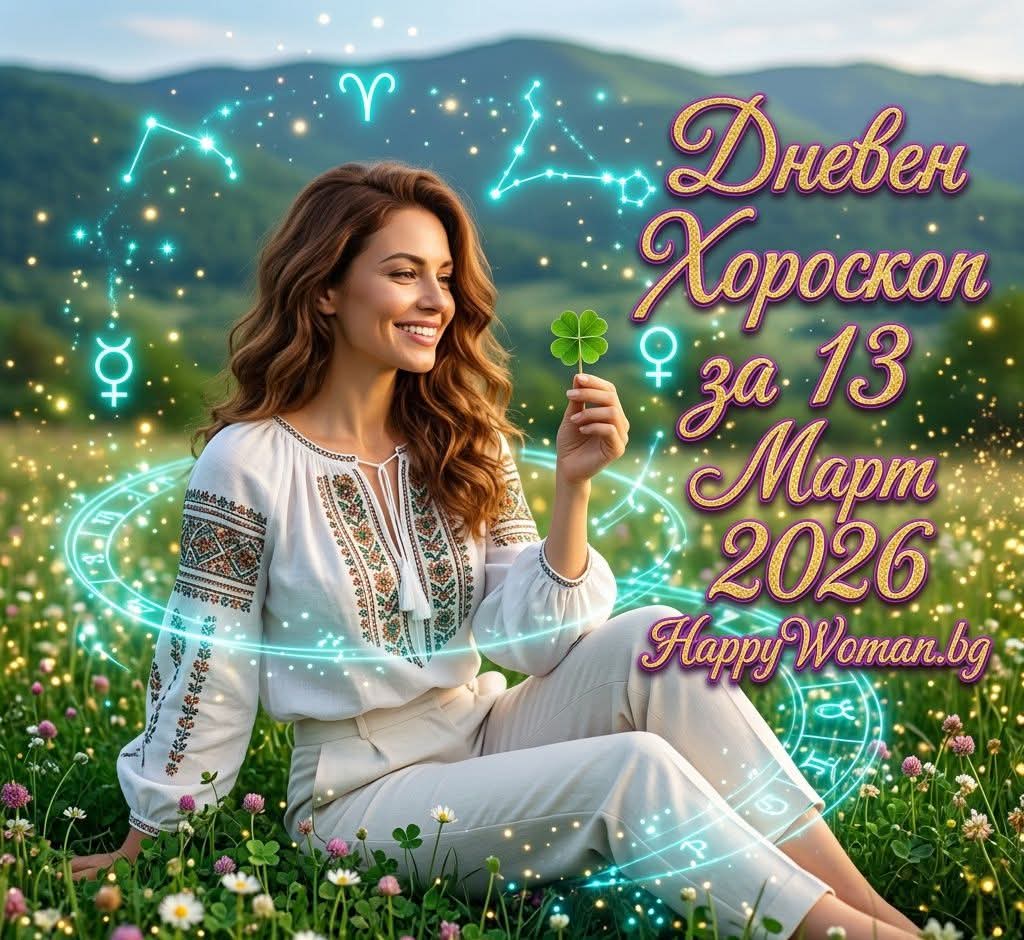 Дневен хороскоп за 13 Март 2026 - петък Дневен хороскоп за 13 Март 2026 – петък