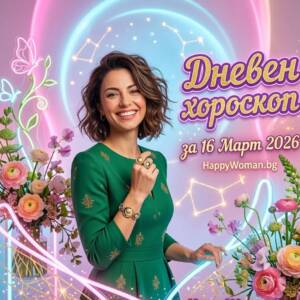 Дневен хороскоп за 16 Март 2026 - понеделник Дневен хороскоп за 16 Март 2026 - понеделник