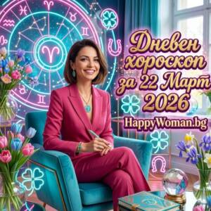 Дневен хороскоп за 22 Март 2026 - неделя Дневен хороскоп за 22 Март 2026 - неделя