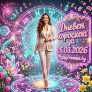 Дневен хороскоп за 25 Март 2026 - сряда Дневен хороскоп за 25 Март 2026 - сряда