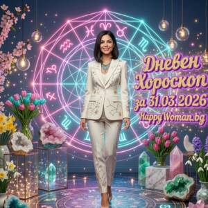 Дневен хороскоп за 31 Март 2026 - вторник Дневен хороскоп за 31 Март 2026 - вторник