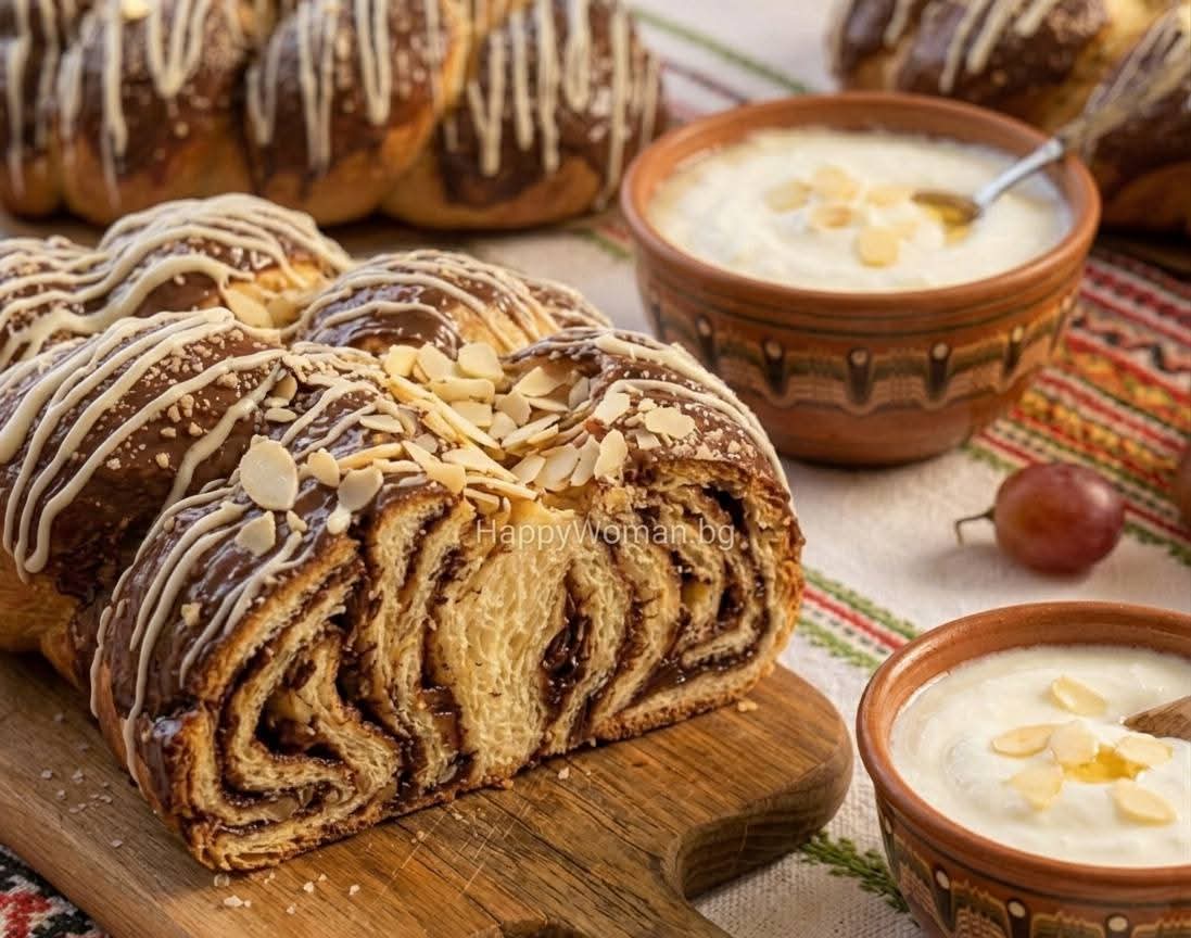 Козунак с шоколад - класическа рецепта с модерен вкус Козунак с шоколад / снимка с авторски права на списание HappyWoman.bg