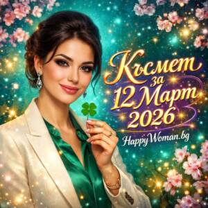 Късмет за 12 Март 2026 за всяка зодия Късмет за 12 Март 2026 за всяка зодия