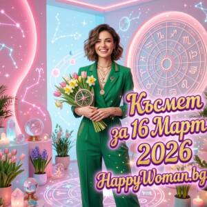 Късмет за 16 Март 2026 за всяка зодия Късмет за 16 Март 2026 за всяка зодия
