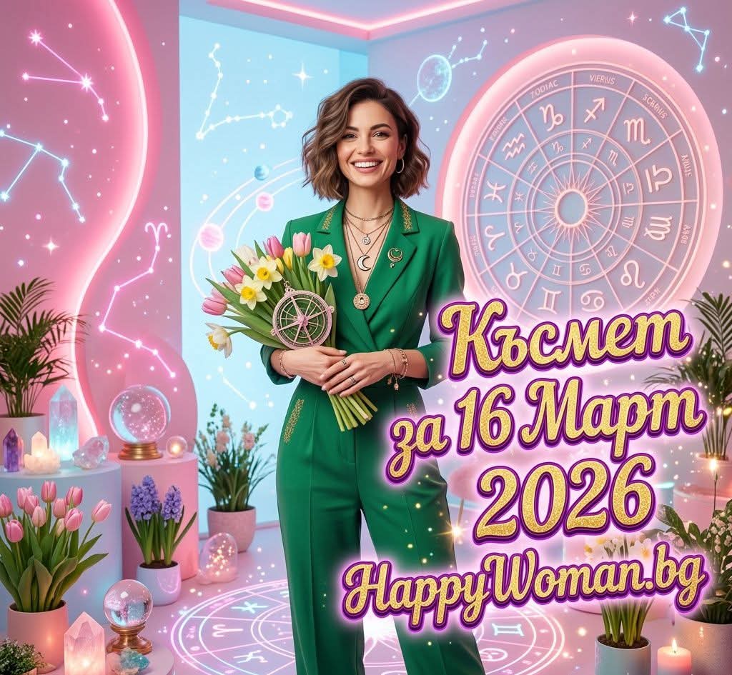 Късмет за 16 Март 2026 за всяка зодия Късмет за 16 Март 2026 за всяка зодия