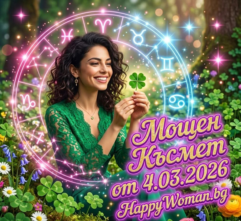 Вселената Отваря Вратите си: Щастлив Обрат и Извънреден Късмет на 4.03.2026 за 6 зодии Вселената Отваря Вратите си: Щастлив Обрат и Извънреден Късмет на 4.03.2026 за 6 зодии