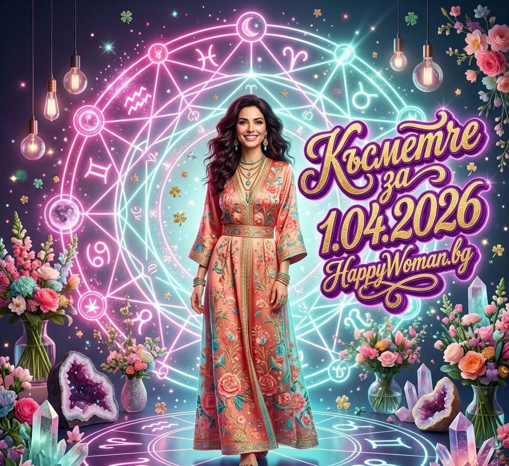 Късметче за 1.04.2026 за всяка зодия Късметче за 1.04.2026 за всяка зодия