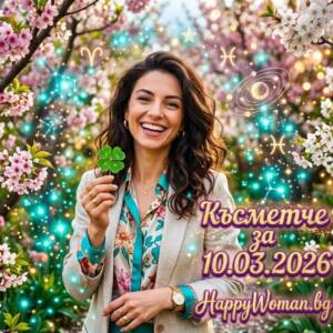 Късметче за 10.03.2026 за всяка зодия Късметче за 10.03.2026 за всяка зодия