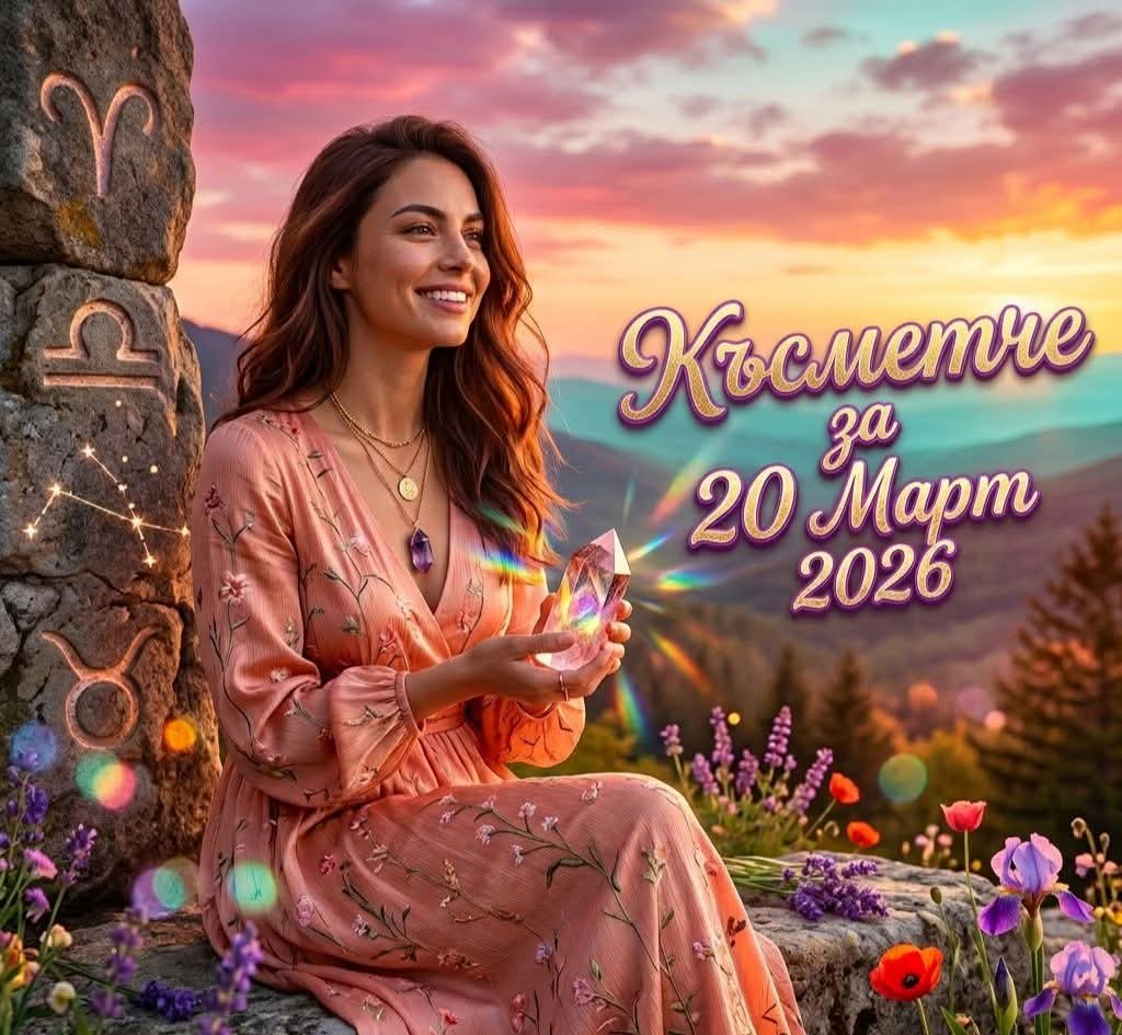 Късметче за 20 Март 2026 за всяка зодия Късметче за 20 Март 2026 за всяка зодия
