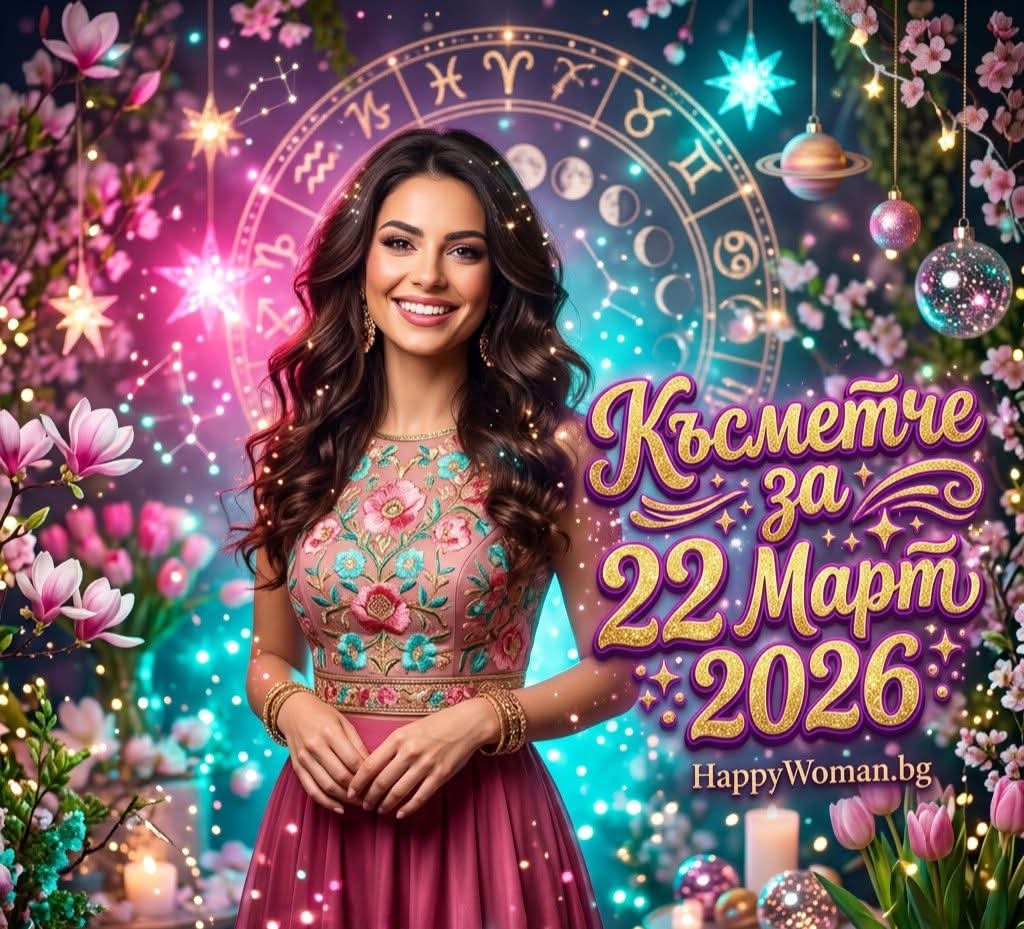 Късметче за 22 Март 2026 за всяка зодия Късметче за 22 Март 2026 за всяка зодия