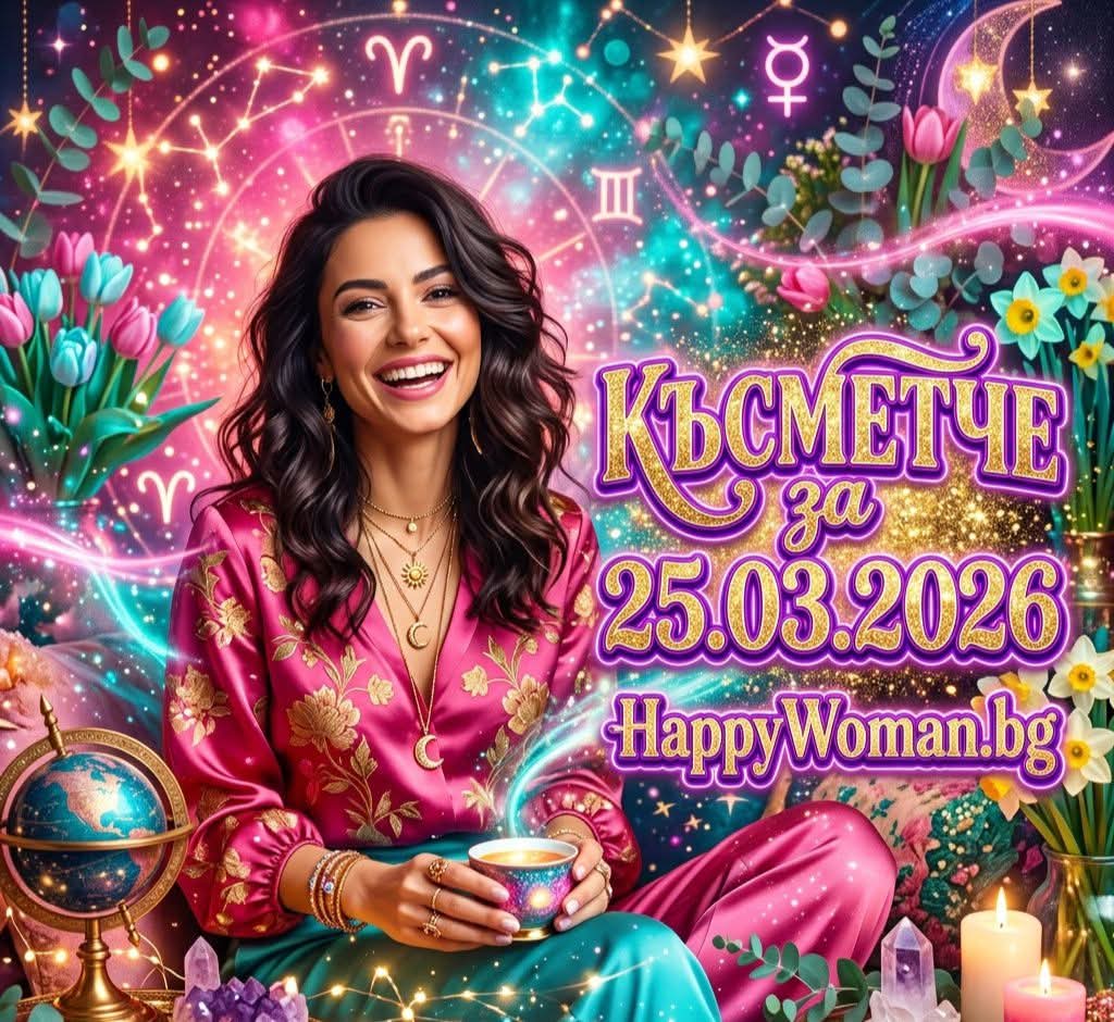 Късметче за 25.03.2026 за всяка зодия Късметче за 25.03.2026 за всяка зодия