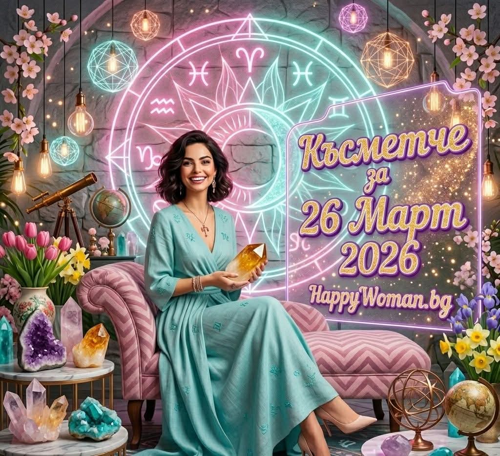 Късметче за 26.03.2026 за всяка зодия Късметче за 26.03.2026 за всяка зодия