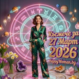 Късметче за 27.03.2026 за всяка зодия Късметче за 27.03.2026 за всяка зодия