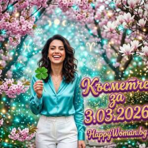Късметче за 3.03.2026 за всяка зодия Късметче за 3.03.2026 за всяка зодия