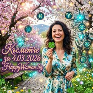 Късметче за 4.03.2026 за всяка зодия Късметче за 4.03.2026 за всяка зодия