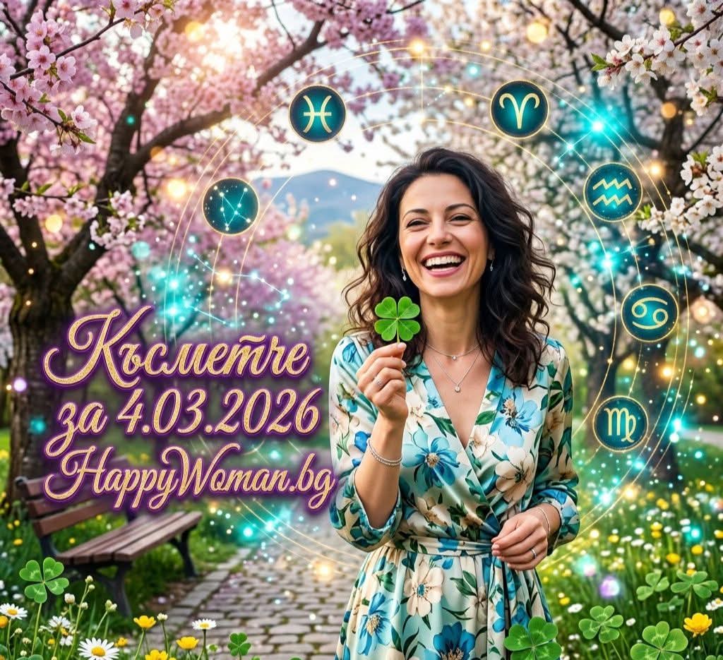 Късметче за 4.03.2026 за всяка зодия Късметче за 4.03.2026 за всяка зодия