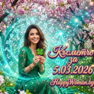 Късметче за 5.03.2026 за всяка зодия Късметче за 5.03.2026 за всяка зодия