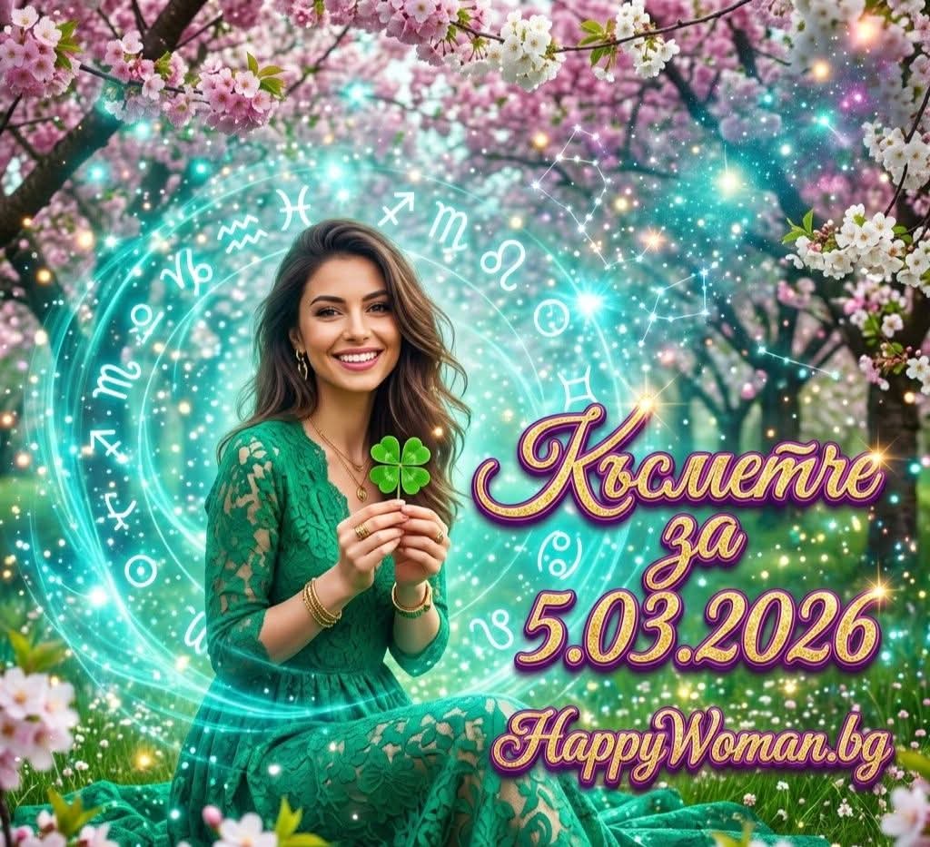 Късметче за 5.03.2026 за всяка зодия Късметче за 5.03.2026 за всяка зодия