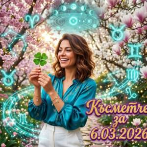 Късметче за 6.03.2026 за всяка зодия Късметче за 6.03.2026 за всяка зодия
