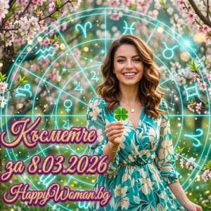 Късметче за 8.03.2026 за всяка зодия Късметче за 8.03.2026 за всяка зодия