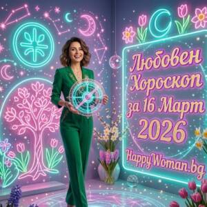 Любовен Хороскоп за 16 Март 2026 - понеделник Любовен Хороскоп за 16 Март 2026 - понеделник