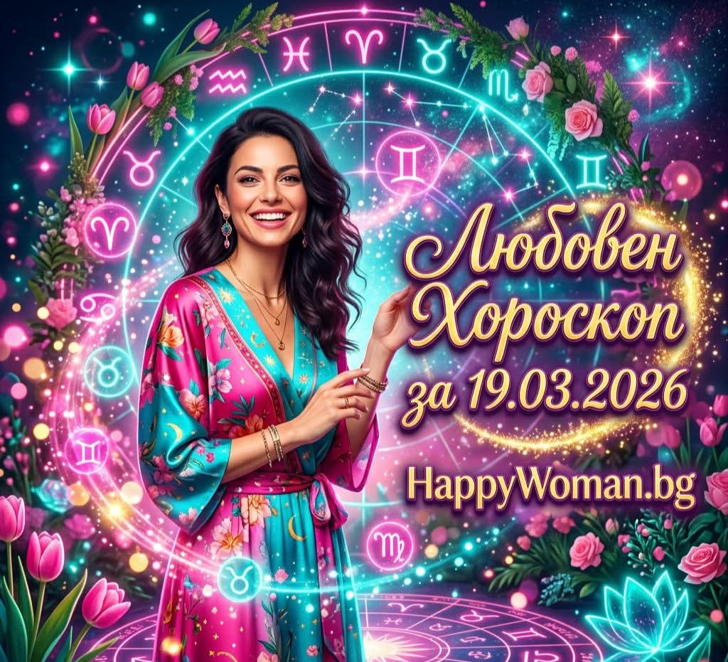 Любовен Хороскоп за 19.03.2026 - четвъртък Любовен Хороскоп за 19.03.2026 – четвъртък
