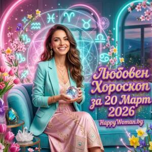 Любовен Хороскоп за 20.03.2026 - петък Любовен Хороскоп за 20.03.2026 - петък