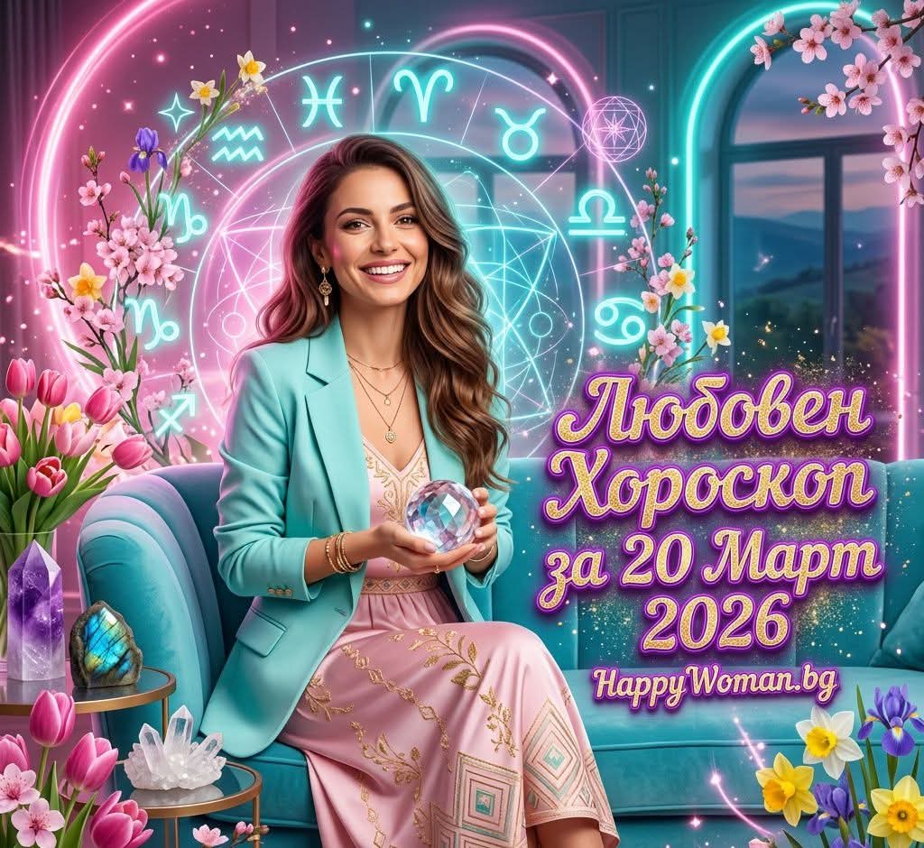 Любовен Хороскоп за 20.03.2026 - петък Любовен Хороскоп за 20.03.2026 – петък