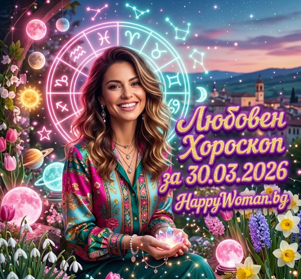 Любовен Хороскоп за 30.03.2026 - понеделник Любовен Хороскоп за 30.03.2026 – понеделник