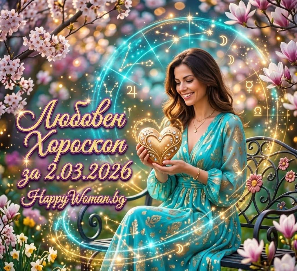 Любовен хороскоп за 02.03.2026 - Понеделник Любовен хороскоп за 02.03.2026 – Понеделник
