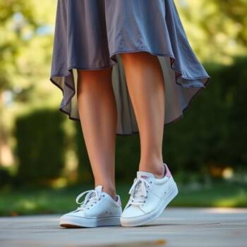 Модерни кецове и рокли - най-удобната модна комбинация Модерни кецове и рокли - най-удобната модна комбинация