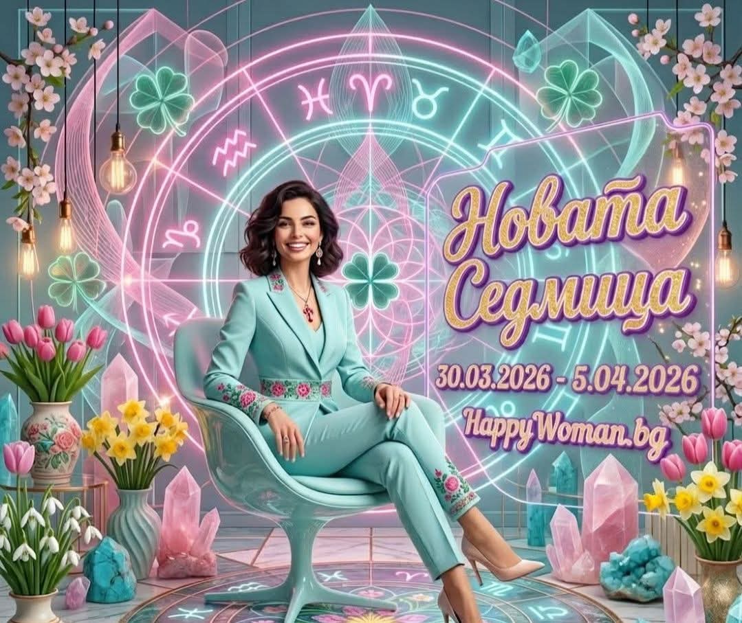 Новата Седмица 30.03.2026 - 5.04.2026 ще бъде Златна за 7 зодии - Сбъдват своя голяма мечта Новата Седмица 30.03.2026 - 5.04.2026