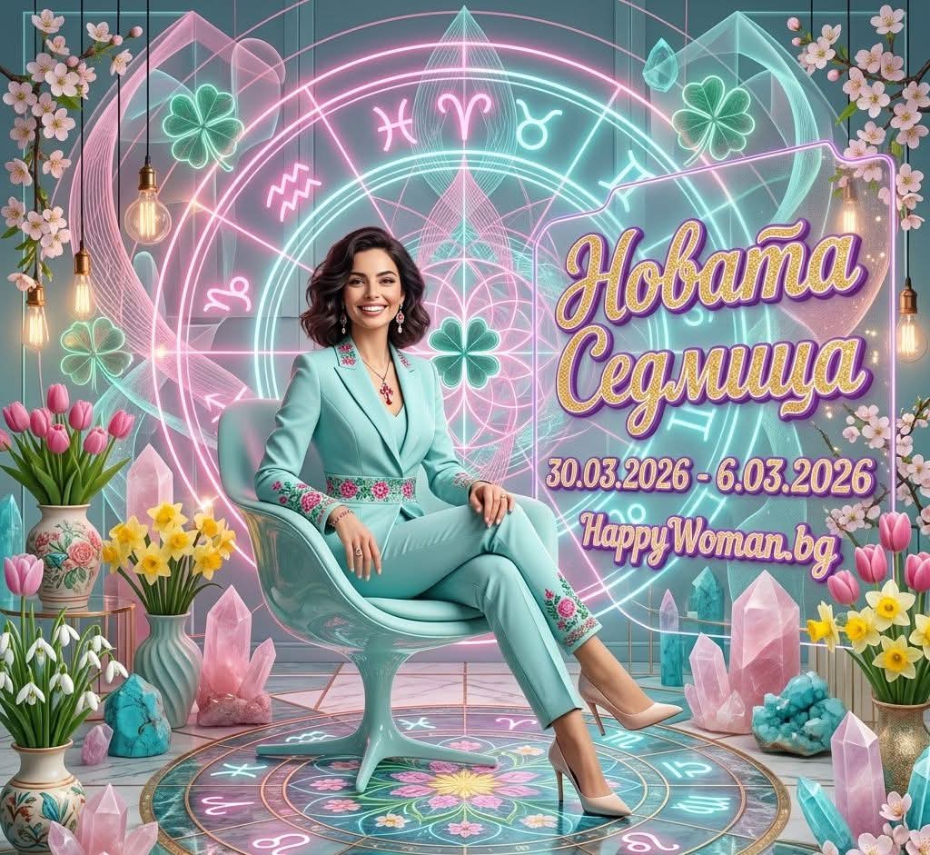 Новата Седмица 30.03.2026 - 5.04.2026 ще бъде Златна за 7 зодии - Сбъдват своя голяма мечта Новата Седмица 30.03.2026 - 5.04.2026