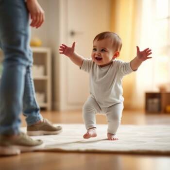 Проговаряне и прохождане: кога да очаквате първите стъпки и думи на бебето